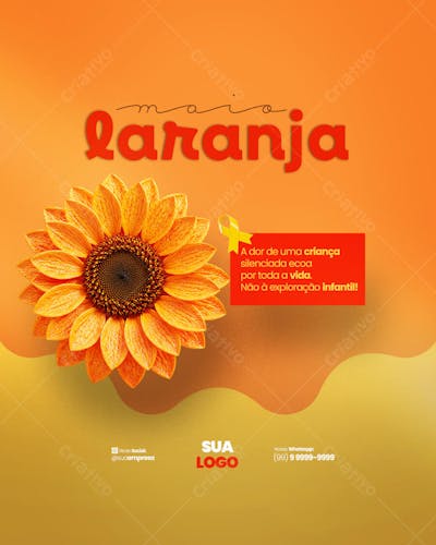 Maio Laranja - 18 de maio - Dia nacional de combate ao abuso e à exploração sexual infantil (5)