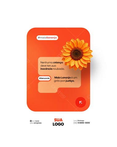 Maio Laranja - 18 de maio - Dia nacional de combate ao abuso e à exploração sexual infantil (8)