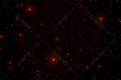 Partículas Luminosas em Fundo Preto | Faíscas Incandescentes Estilo Cinemático