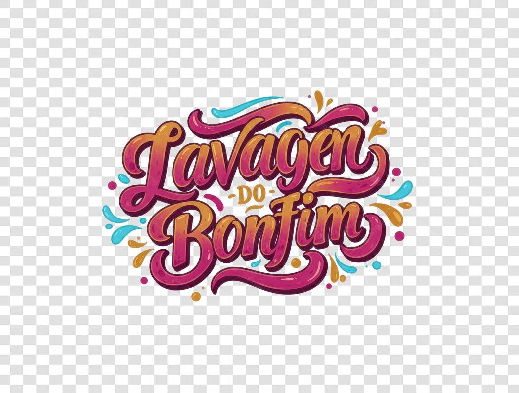 Logo Lavagem do Bonfim PNG com fundo transparente