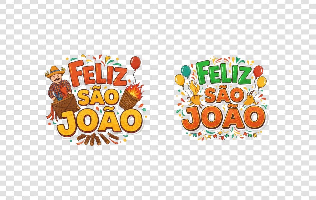 Post Instagram Feliz São João PNG com fundo transparente