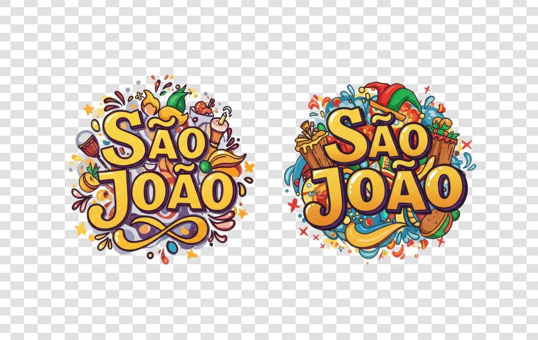 Banner São João PNG com fundo transparente