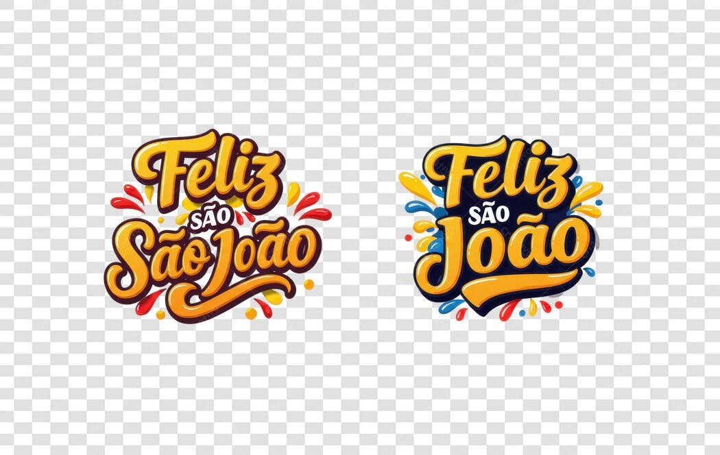 Banner São João PNG com fundo transparente