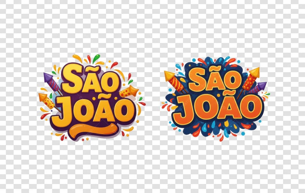 Banner São João PNG com fundo transparente