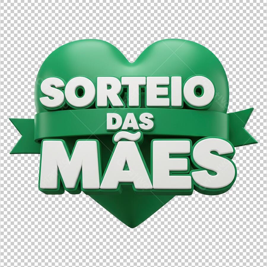 Banner Dia das Mães Sorteio PNG com fundo transparente