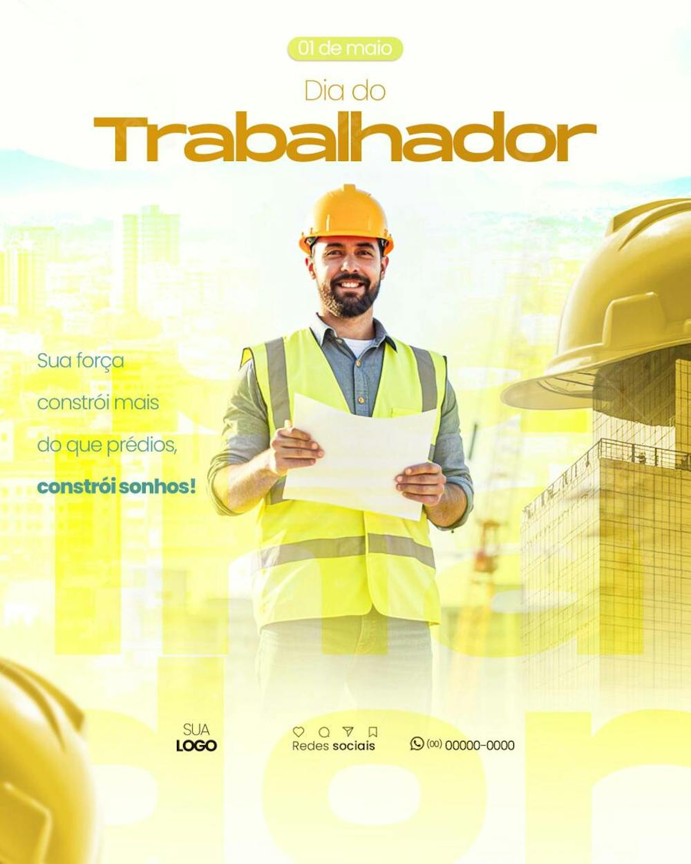 DIA DO TRABALHO PARA REDES SOCIAIS 25 psd