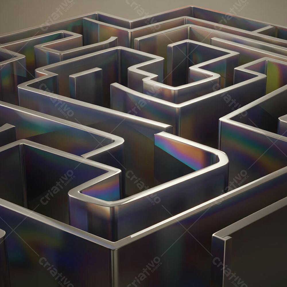 Labirinto Holográficos e Elementos Visuais – Abstratos, Minimais e Conceituais