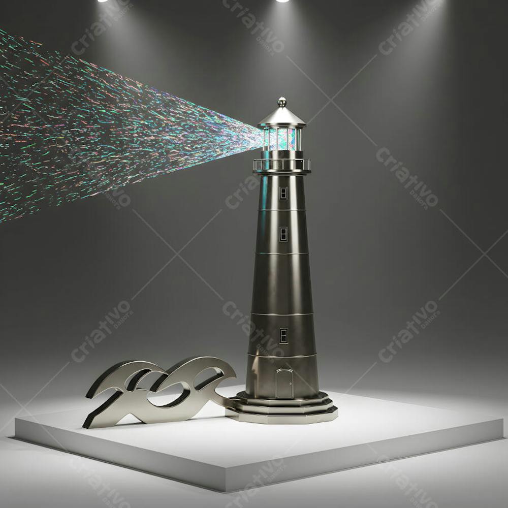 Farol Holográficos e Elementos Visuais – Abstratos, Minimais e Conceituais