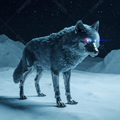 Lobo Holográficos e Elementos Visuais – Abstratos, Minimais e Conceituais