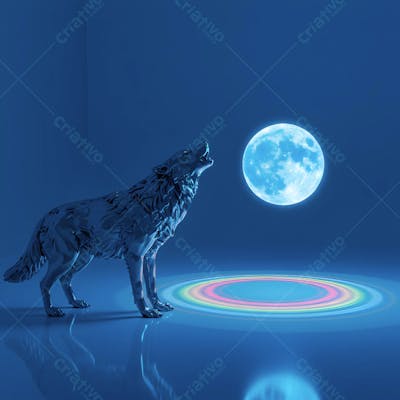 Lobo Holográficos e Elementos Visuais – Abstratos, Minimais e Conceituais