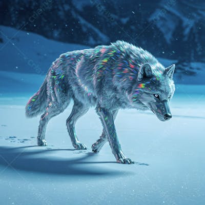 Lobo Holográficos e Elementos Visuais – Abstratos, Minimais e Conceituais
