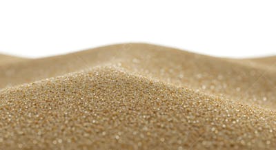 Formação de dunas de areia fina com textura gradiente suave