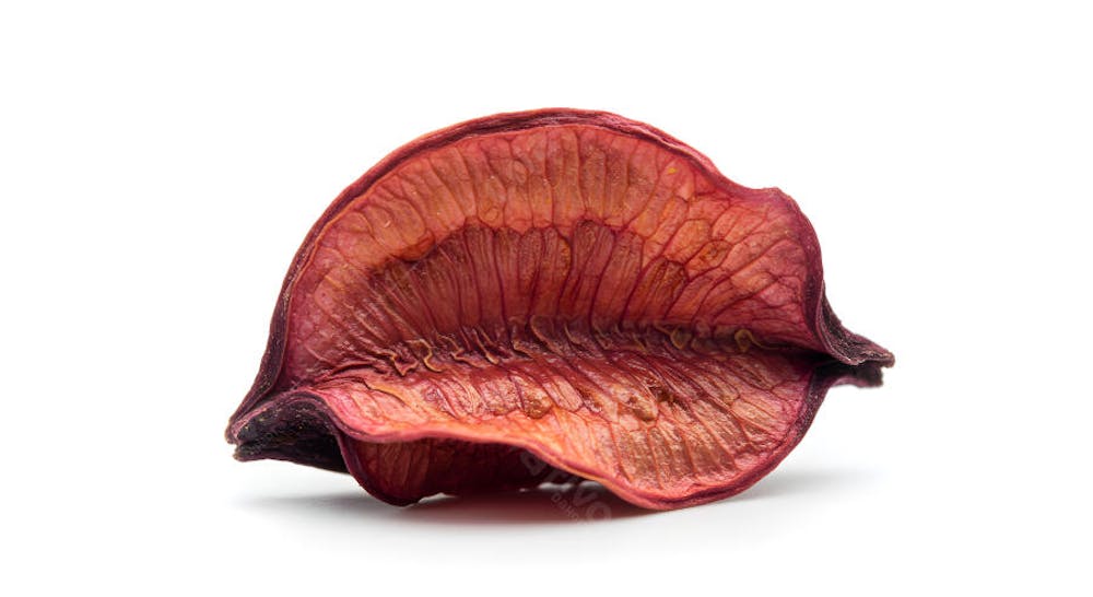Vagem de semente de bordo vermelho com textura natural