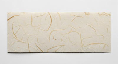 Papel feito à mão com textura delicada de fibra em branco