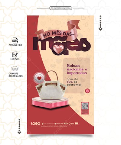Storie promoção  dia das mães