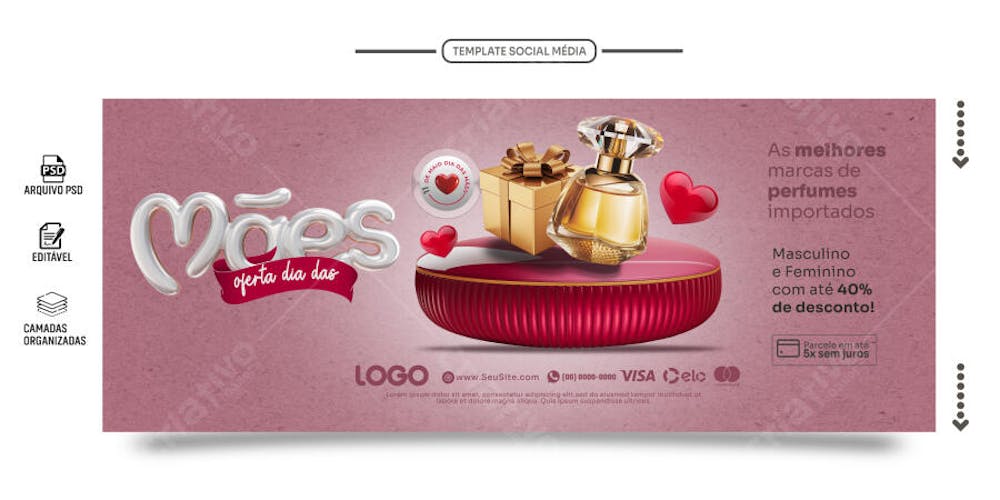 Banner promoção especial dia das mães