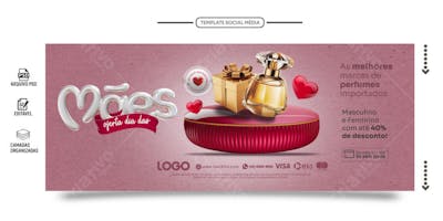 Banner promoção especial dia das mães