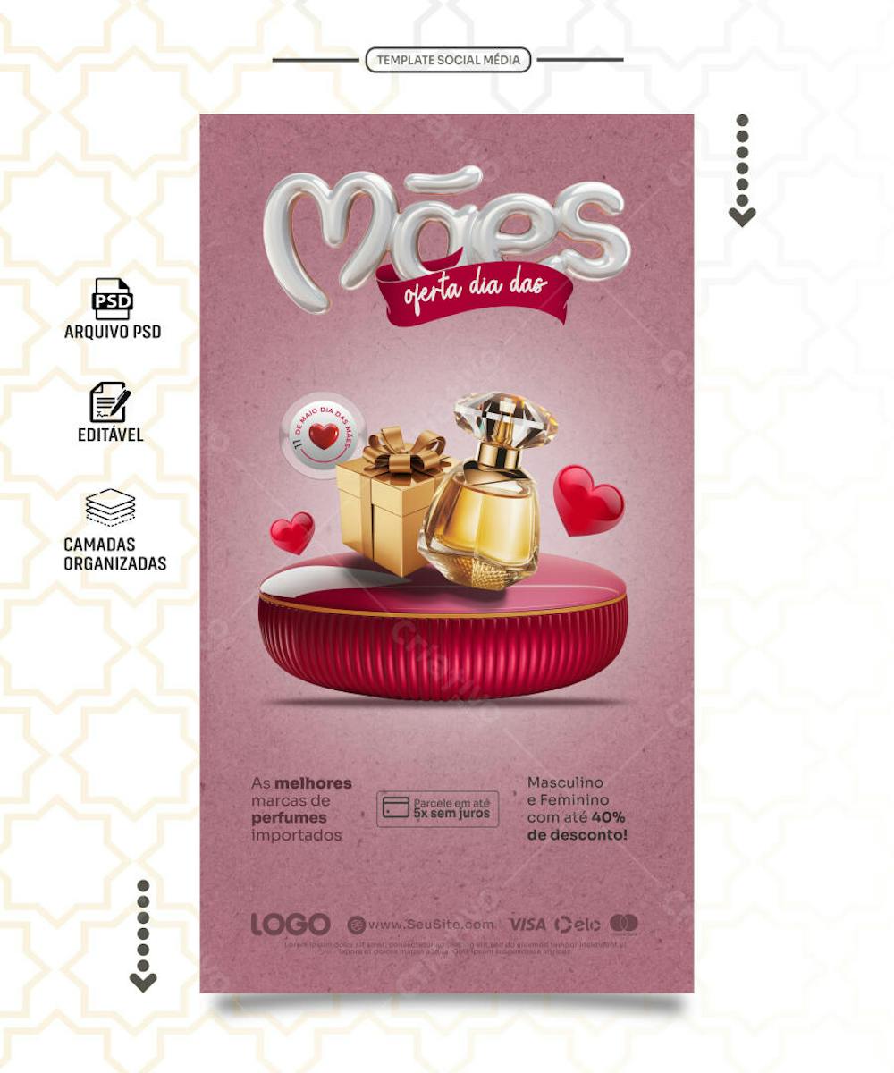 Storie promoção especial dia das mães