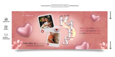 Banner Social media Mae Amada