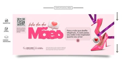 Banner social media Promocao Amor De Mae