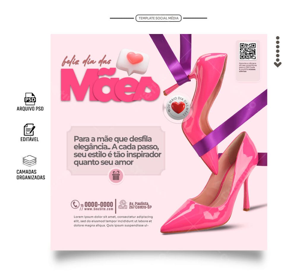 Feed social media Promocao Amor De Mae