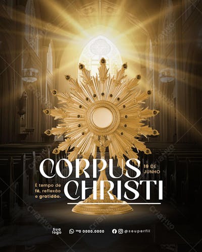 19 De Junho Dia De Corpus Christi