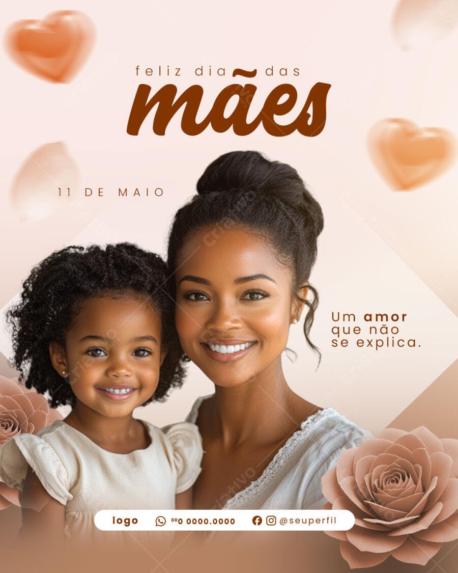 Flyer Dia das Mães PSD Editável