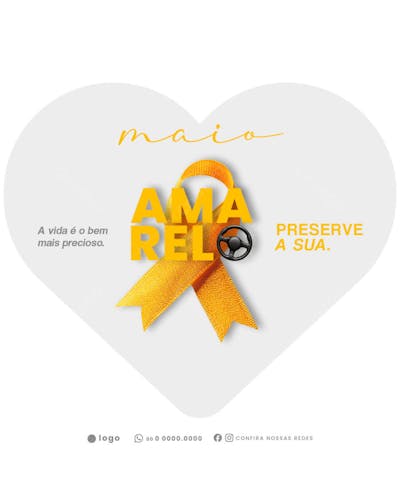 Social Media Maio Amarelo