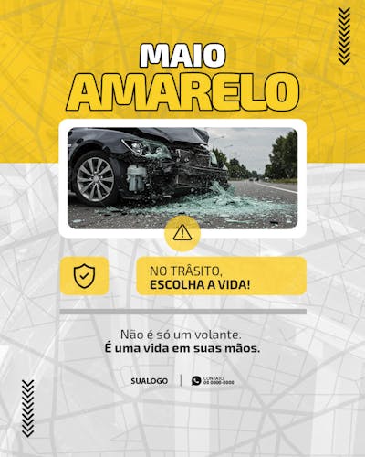 Maio Amarelo paz no trânsito começa por você 03