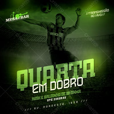 QUARTA EM DOBRO - FUTEBOL