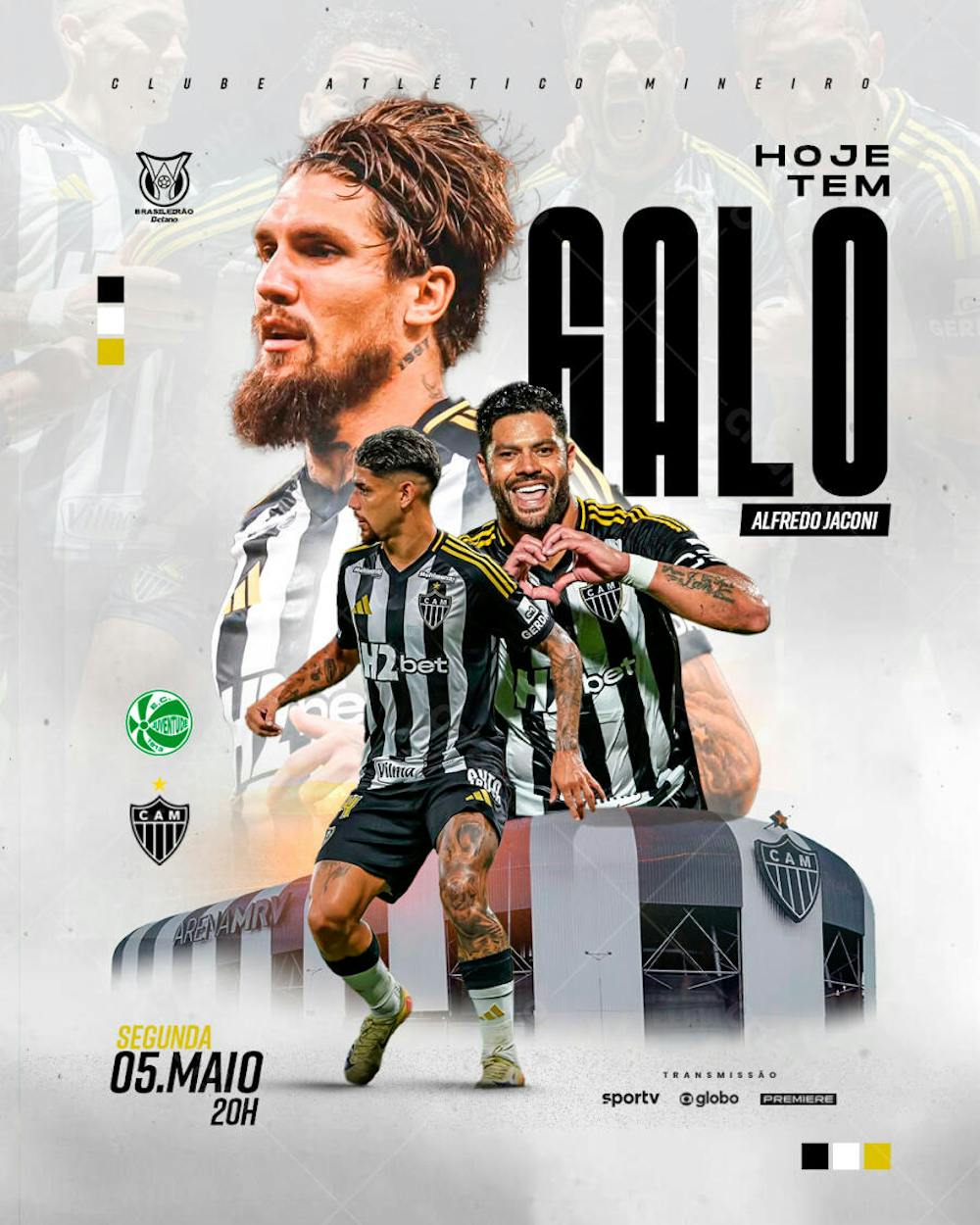 FLYER CAMPEONATO BRASILEIRO DE FUTEBOL JUVENTUDE VS ATLÉTICO