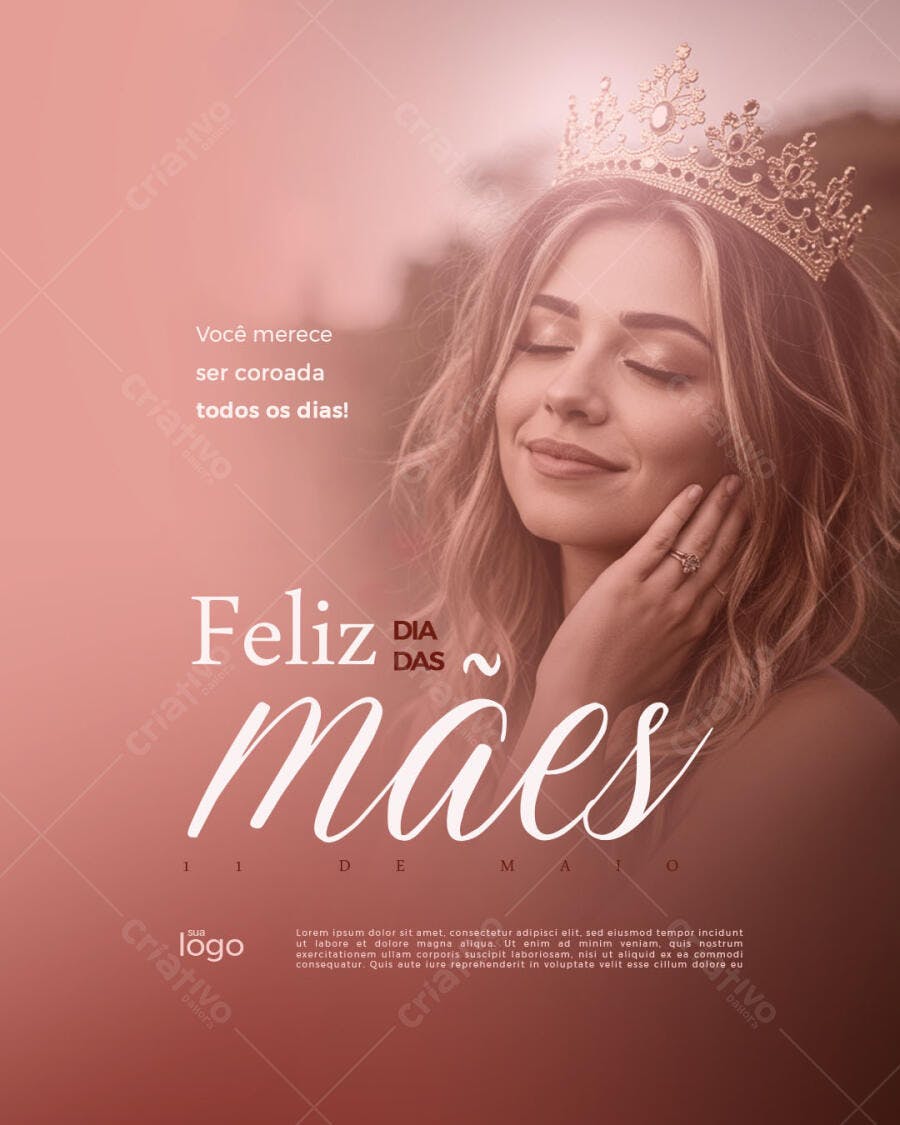 Flyer Dia das Mães PSD Editável
