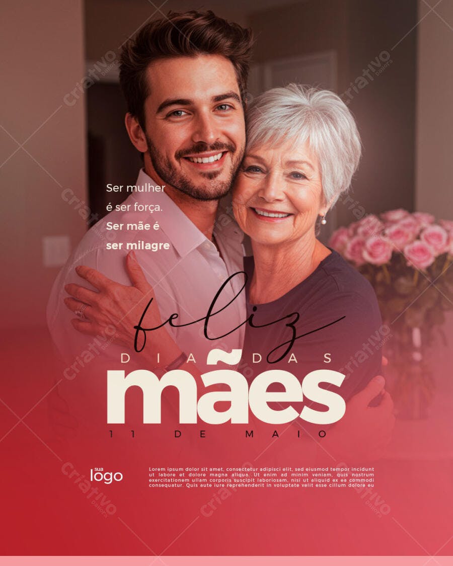 Flyer Dia das Mães PSD Editável