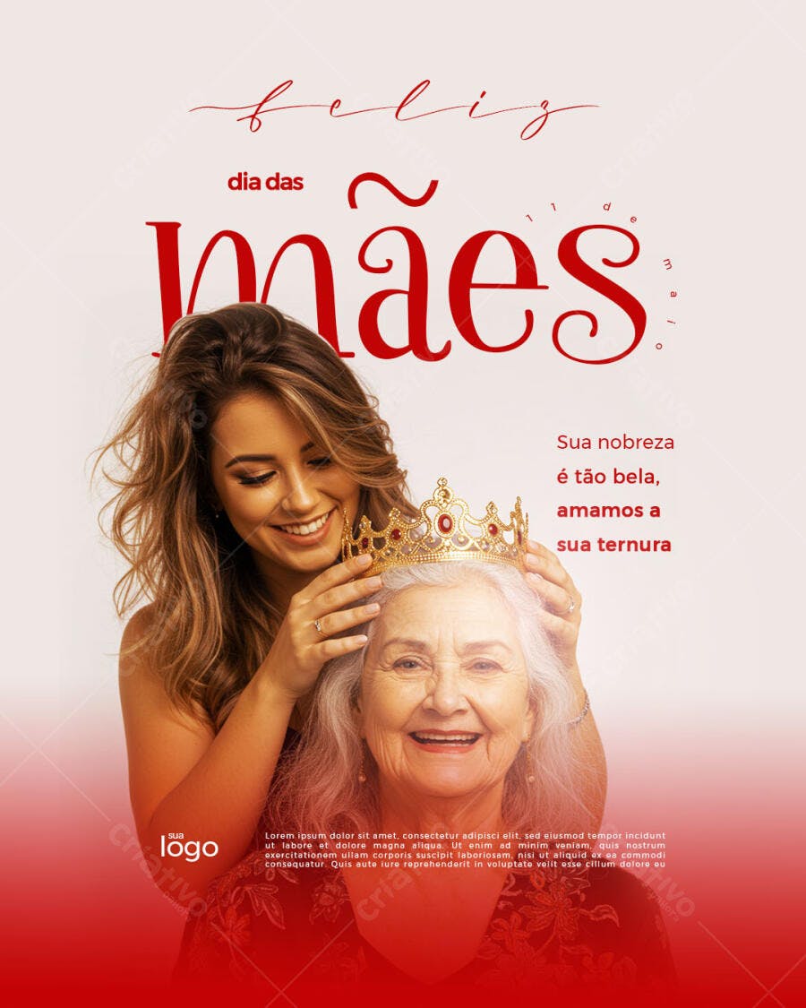 Flyer Dia das Mães PSD Editável