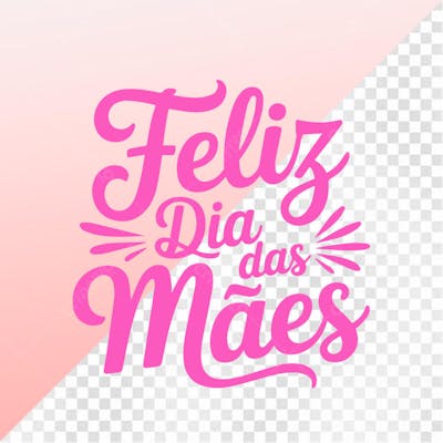Título Feliz dia das Mães  Png Transparente 
