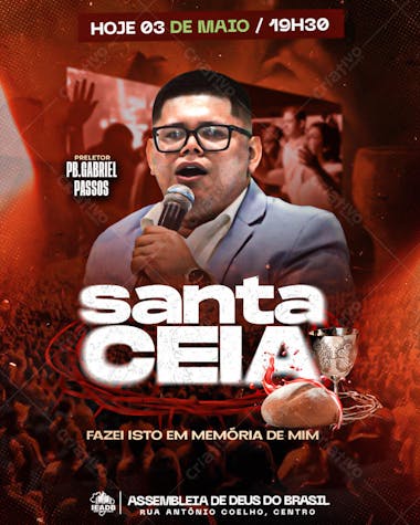 SANTA CEIA FAZEI ISSO EM MEMORIA DE MIM