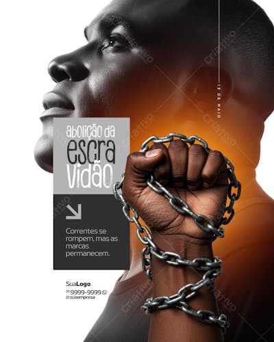 Social Media Dia da Abolição da Escravidão 13 de Maio (2)