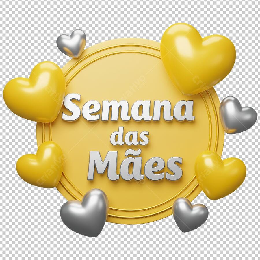 Banner Dia das Mães PNG com fundo transparente