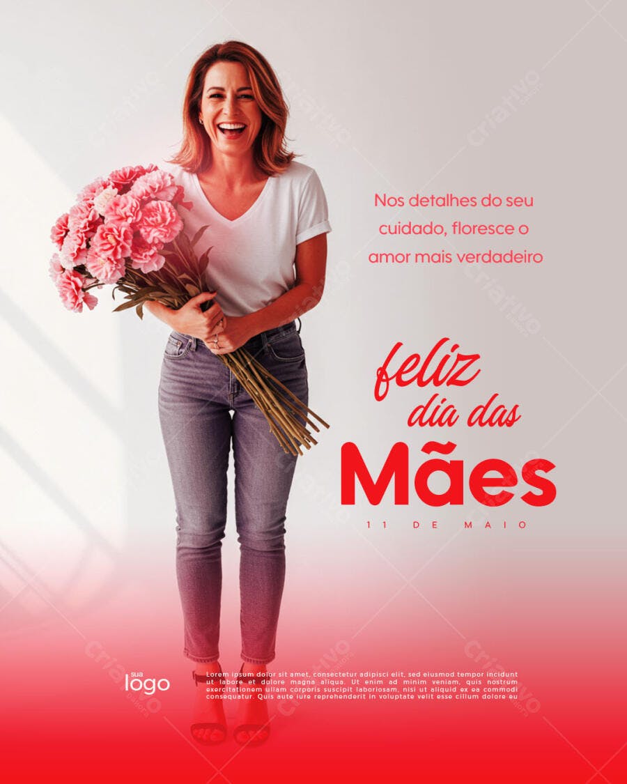 Flyer Dia das Mães PSD Editável