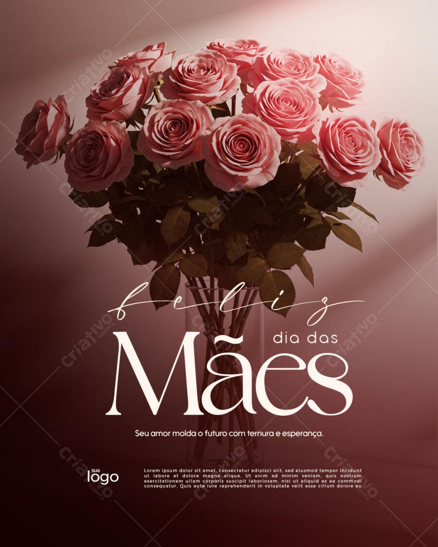 Flyer Dia das Mães PSD Editável
