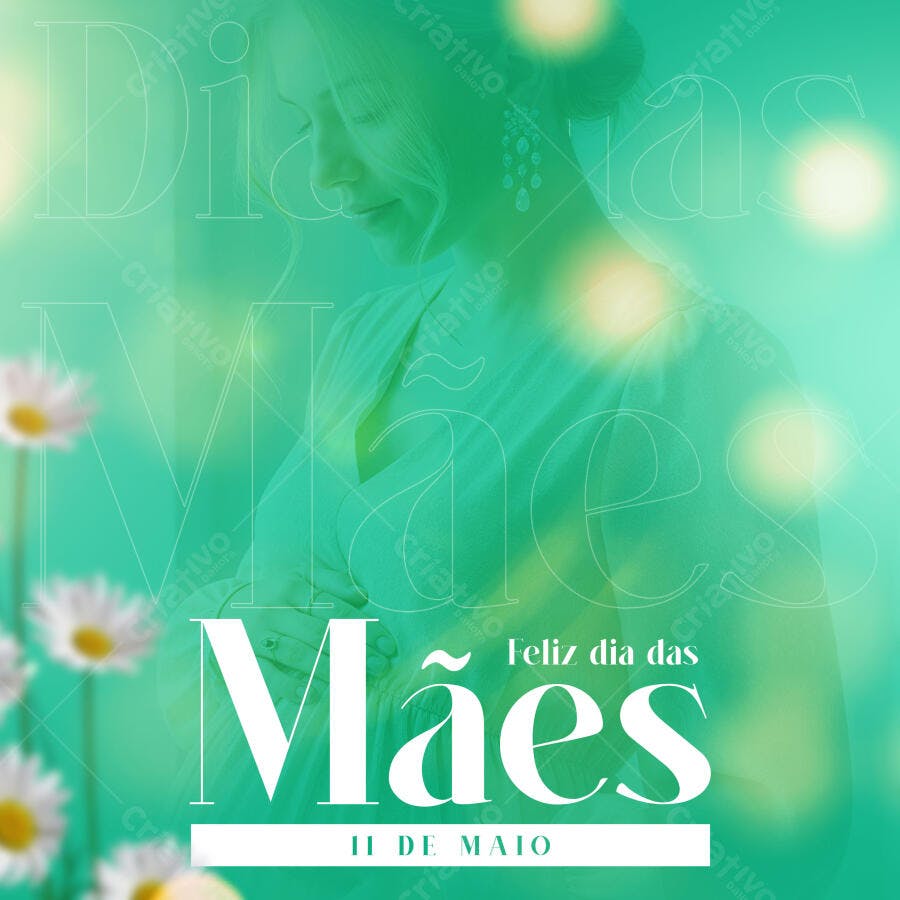 Flyer Dia das Mães PSD Editável
