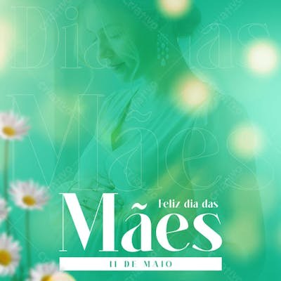 Dia das Mães Background Verde