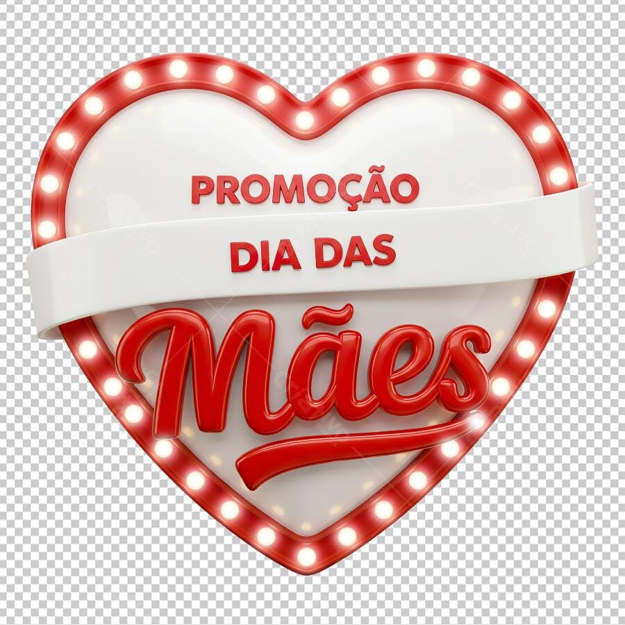 Banner Dia das Mães PNG com fundo transparente