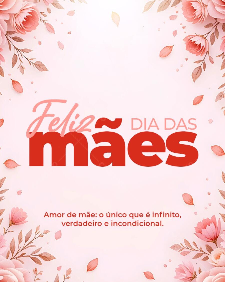 Flyer Dia das Mães PSD Editável