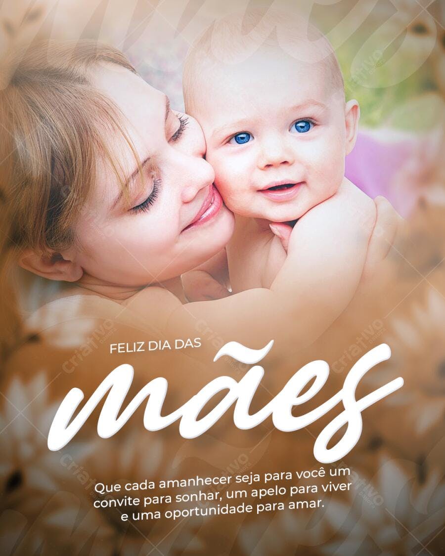 Flyer Dia das Mães PSD Editável