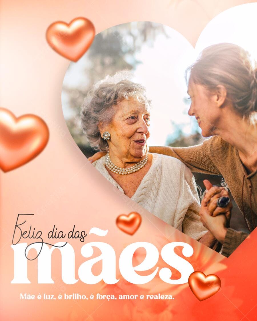 Postagem Dia das Mães PSD Editável
