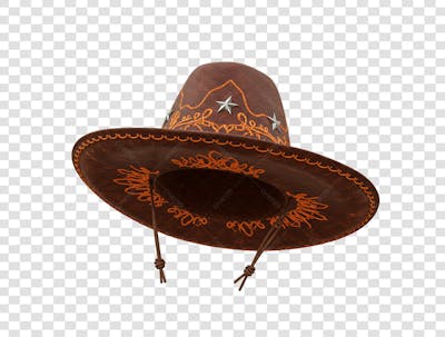 CHAPÉU DE COURO SERTANEJO COMPOSIÇÃO PNG (47)