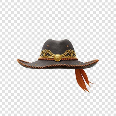 CHAPÉU DE COURO SERTANEJO COMPOSIÇÃO PNG (21)