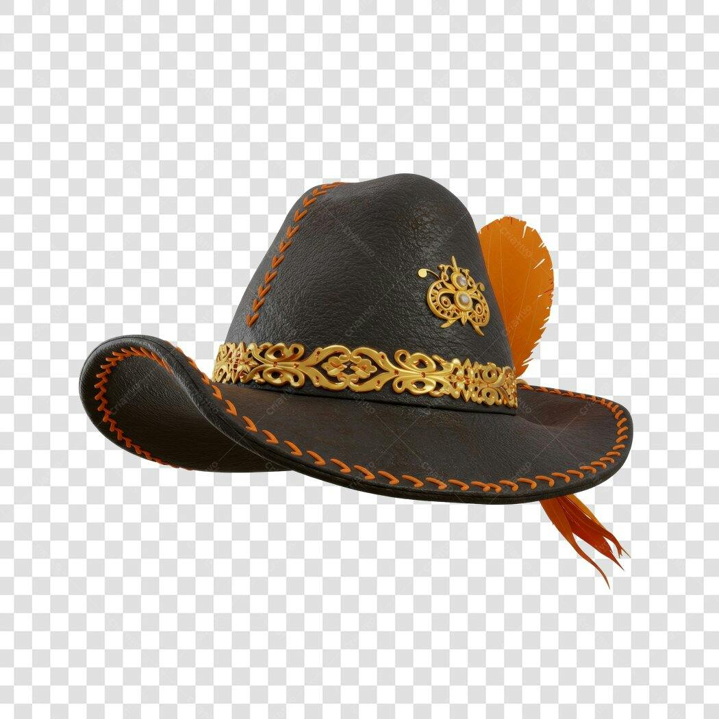 Chapéu PNG com fundo transparente para design