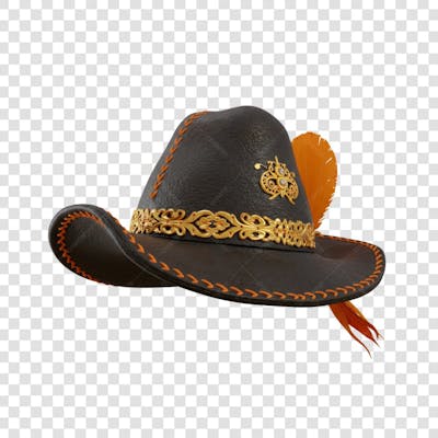 CHAPÉU DE COURO SERTANEJO COMPOSIÇÃO PNG (38)
